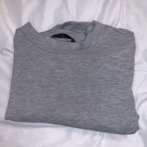 Grey crop top